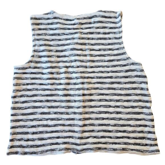 Madewell Crewneck Sweater Vest in Stripe Size XL NWT - Picture 3 of 6